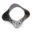 Серебряное кольцо салфеточное плоское Черневой рисунок  40270018А05